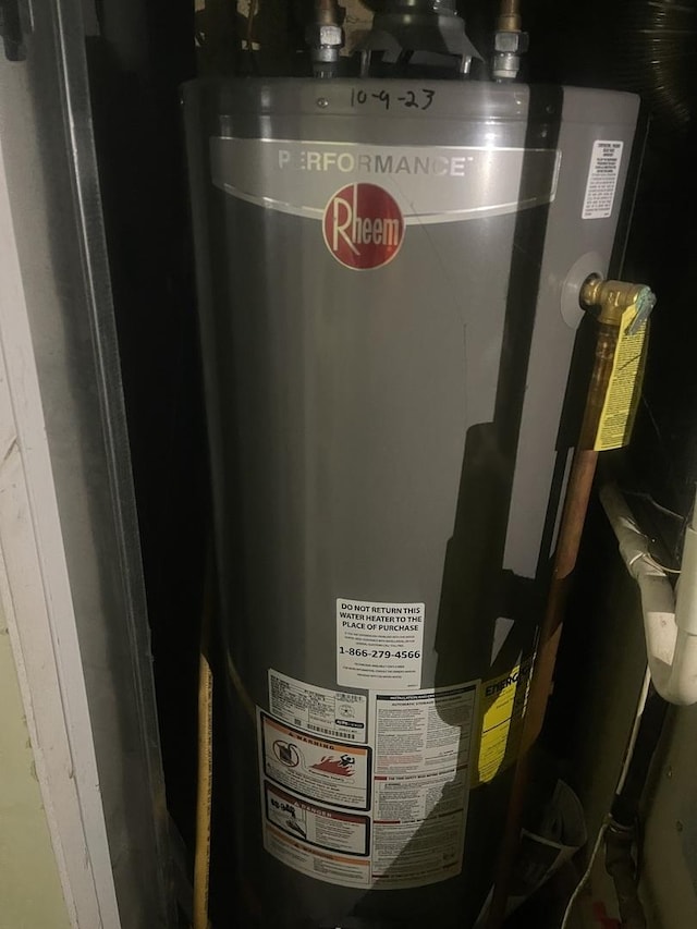 utilities with gas water heater