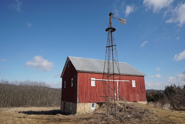 view of barn