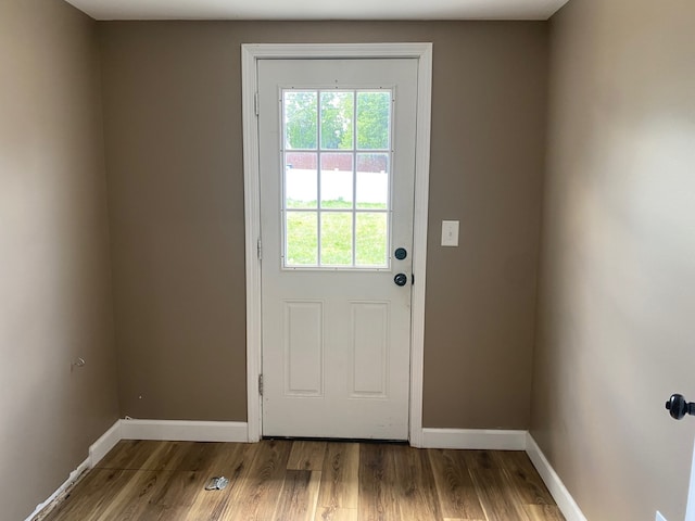 225 W Dakota St, Spring Valley, IL 61362 - doorway to outside with wood finished floors