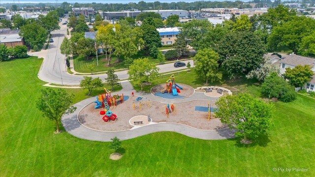 924 Colony Lake Dr, Schaumburg, IL 60194 - bird's eye view of a recreational park
