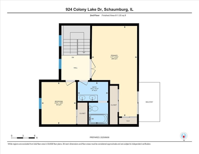 924 Colony Lake Dr, Schaumburg, IL 60194 - view of floor plan / room layout