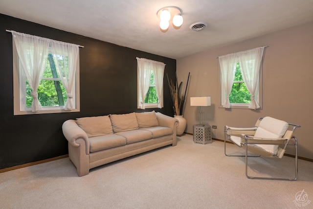 14930 W Wadsworth Rd, Wadsworth, IL 60083 - carpeted living room featuring baseboards