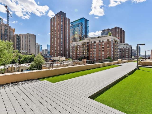 surrounding community with a skyline view