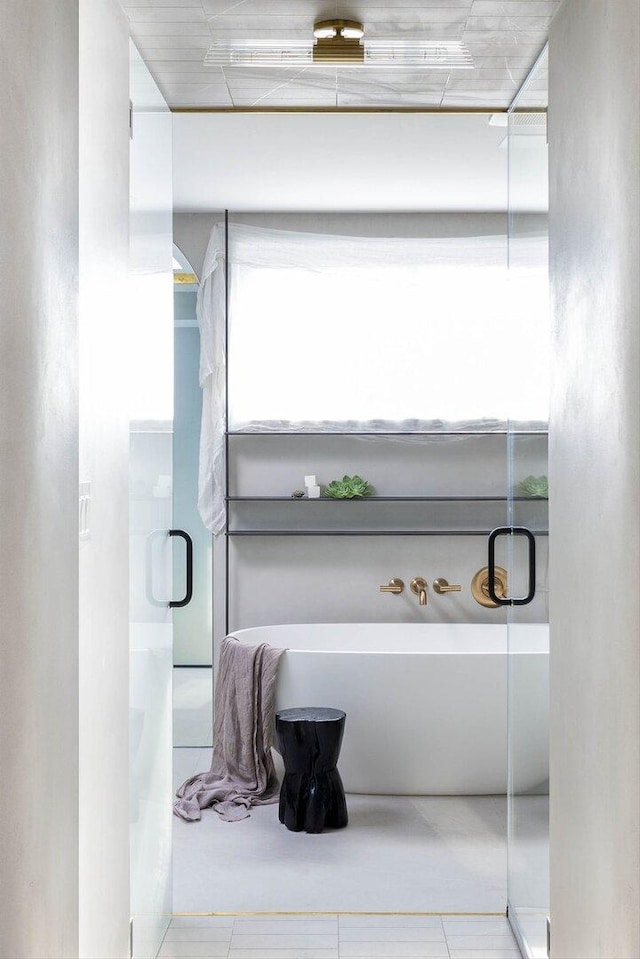1940 N Maud Ave, Chicago, IL 60614 - bathroom featuring a freestanding tub and a shower stall