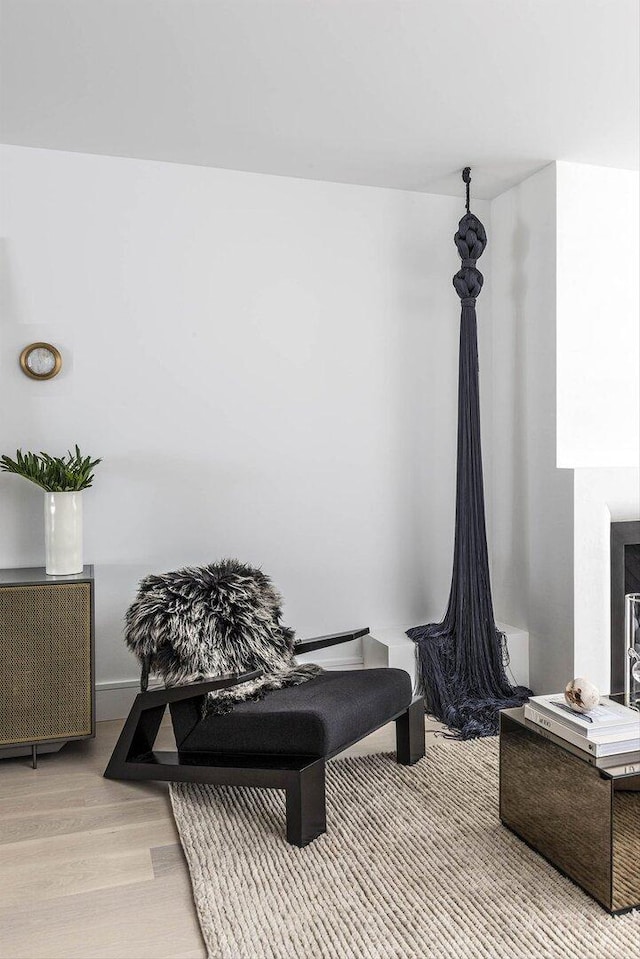 1940 N Maud Ave, Chicago, IL 60614 - living area featuring a fireplace and wood finished floors