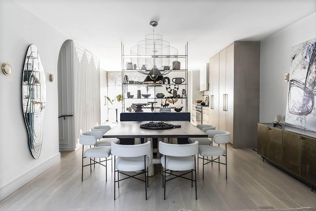 1940 N Maud Ave, Chicago, IL 60614 - dining room with baseboards and light wood finished floors