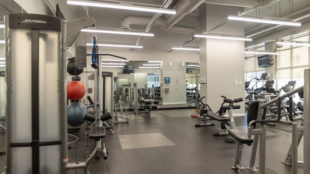 655 W Irving Park Rd Unit 909, Chicago, IL 60613 - view of gym