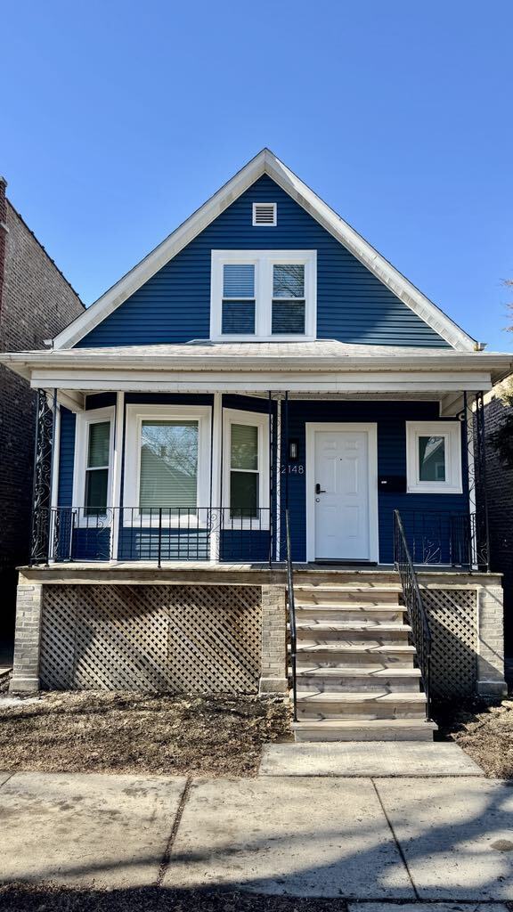 bungalow-style house with a porch