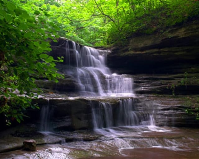 view of water feature