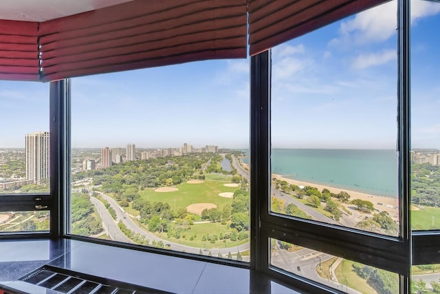 water view featuring a view of city