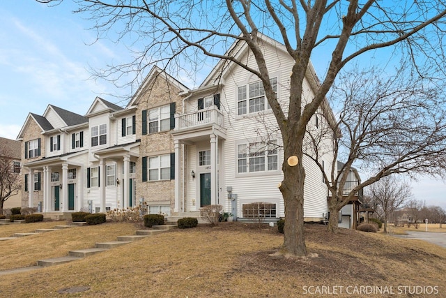 view of townhome / multi-family property