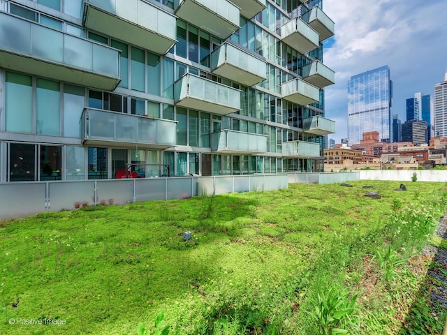 view of property with a view of city