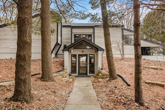 view of front of home