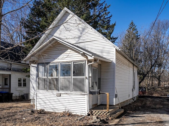 view of side of home