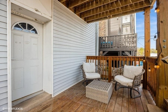4904 W Fulton St, Chicago, IL 60644 - view of wooden terrace