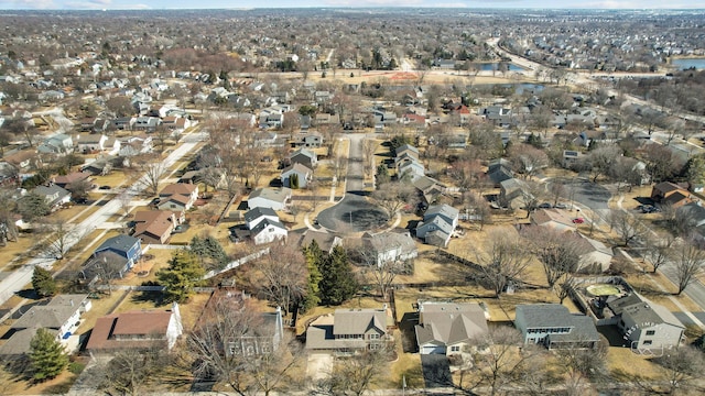 birds eye view of property featuring a residential view