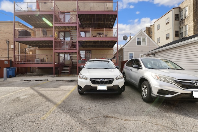 view of uncovered parking lot