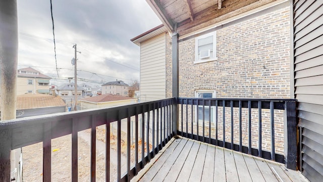 deck featuring a residential view