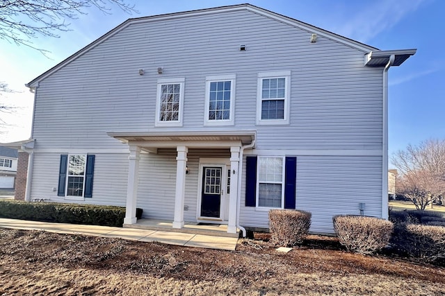 view of front of home