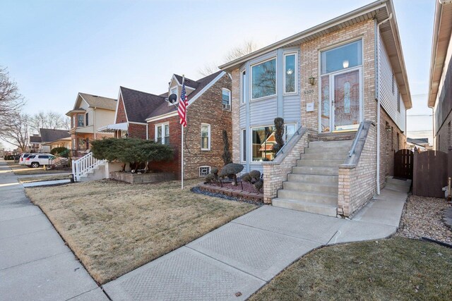 5326 S Nagle Ave, Chicago, IL 60638 - view of front of home with brick siding