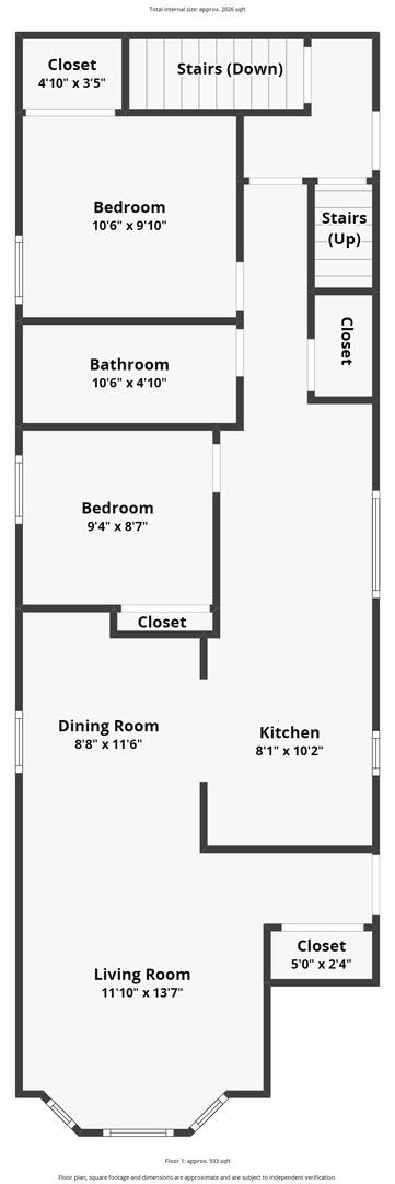 5326 S Nagle Ave, Chicago, IL 60638 - floor plan