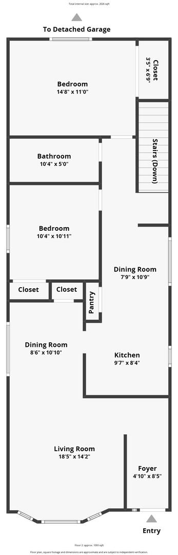 5326 S Nagle Ave, Chicago, IL 60638 - floor plan