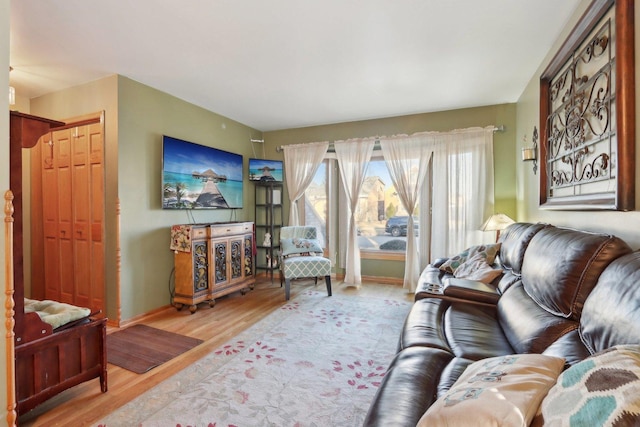 5326 S Nagle Ave, Chicago, IL 60638 - living room with baseboards and wood finished floors