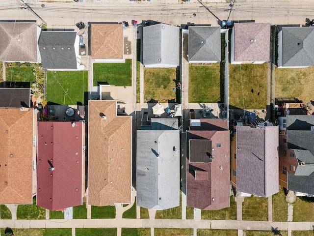 birds eye view of property featuring a residential view