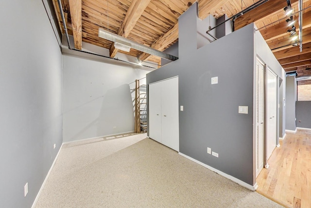 interior space with baseboards