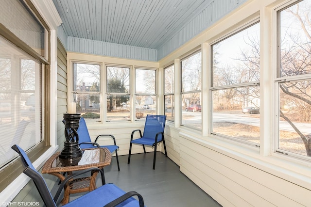 sunroom / solarium with radiator heating unit