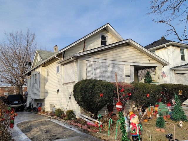 view of front of home