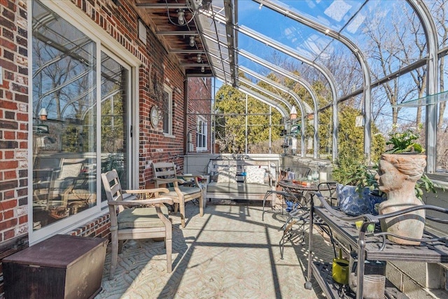 view of patio / terrace featuring outdoor dining area