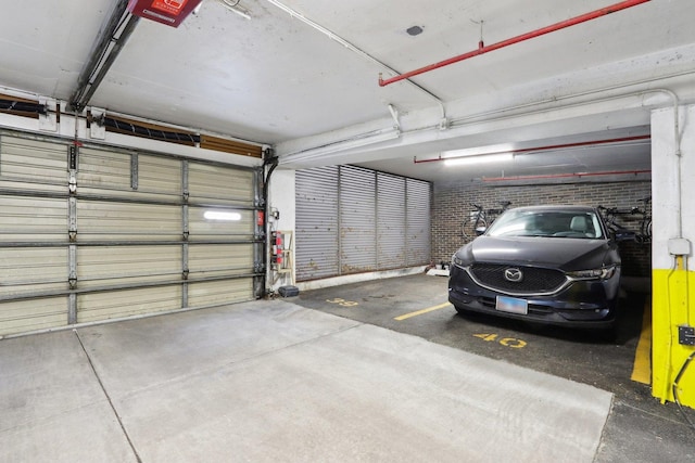 view of parking deck