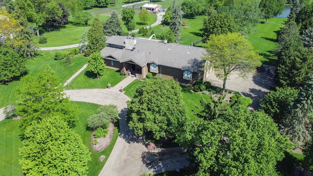 drone / aerial view