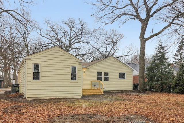 view of back of property