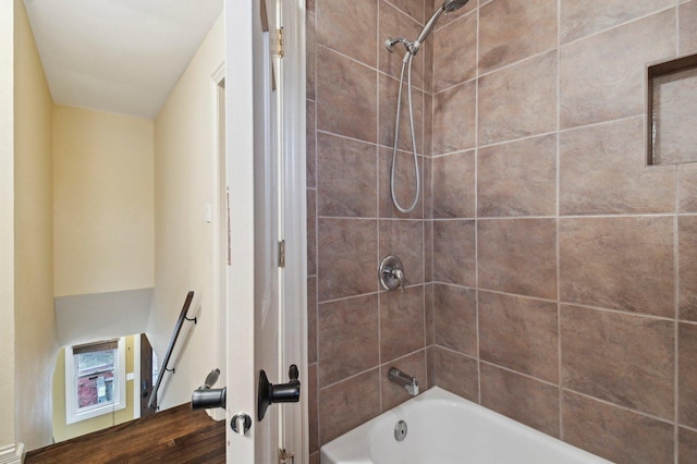 bathroom with shower / tub combination