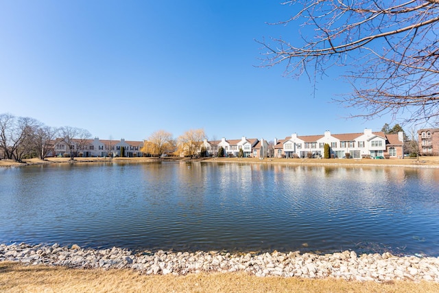 water view with a residential view