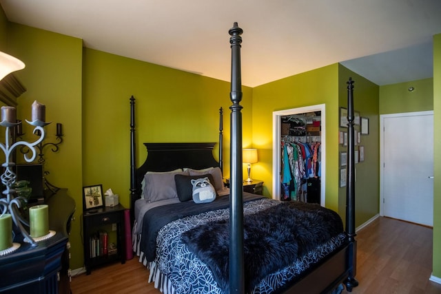 330 N Jefferson St Unit 603, Chicago, IL 60661 - bedroom featuring wood finished floors and baseboards