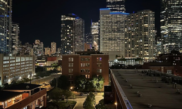 330 N Jefferson St Unit 603, Chicago, IL 60661 - city view featuring a view of city lights