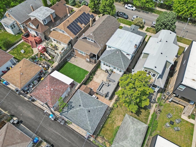 birds eye view of property featuring a residential view