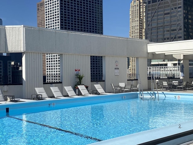 pool featuring a patio