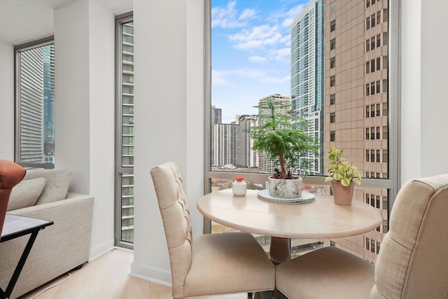 balcony featuring a view of city