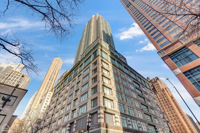 view of building exterior with a view of city