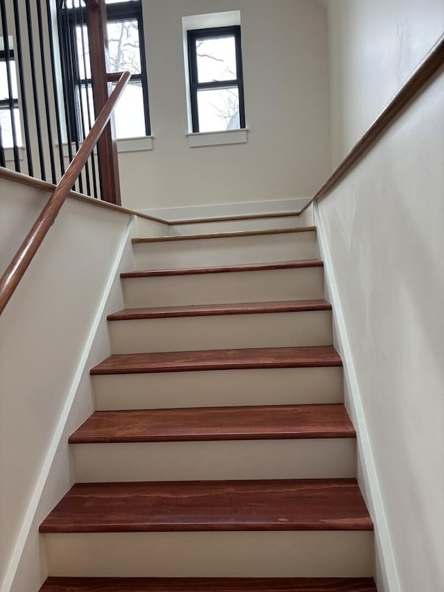 view of staircase