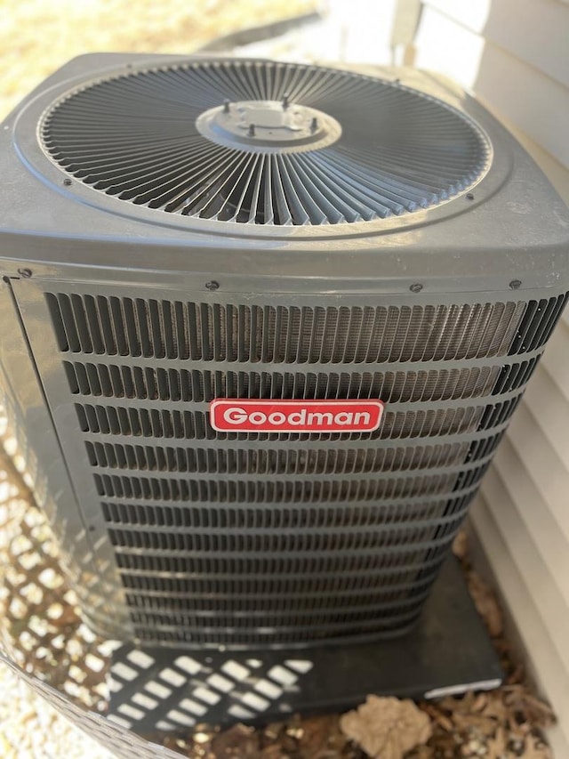 exterior details with central AC unit