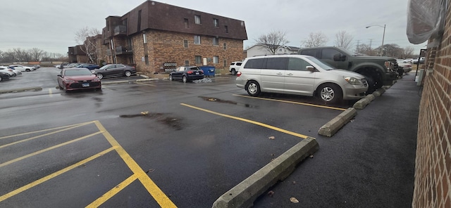 view of uncovered parking lot