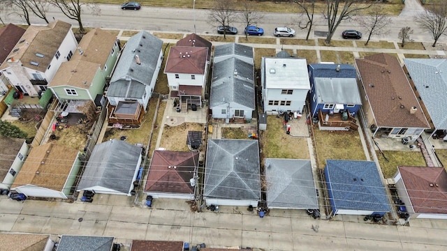 birds eye view of property featuring a residential view