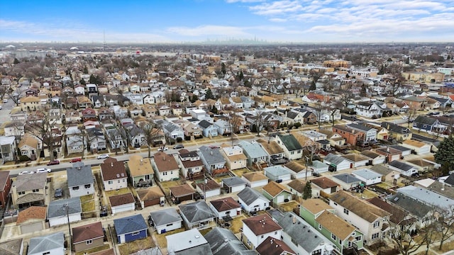 birds eye view of property featuring a residential view