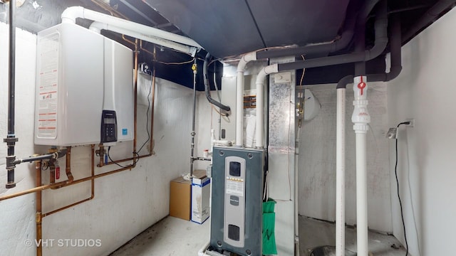 utilities with tankless water heater