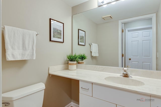 621 Raintree Rd, Buffalo Grove, IL 60089 - bathroom with vanity and toilet
